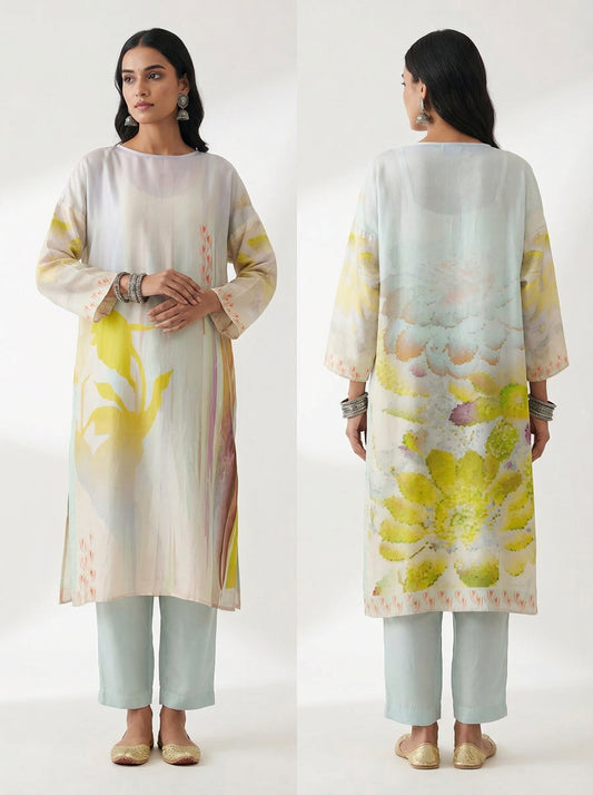 Semi Stitched Cotton kurta