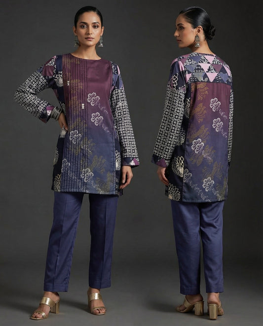 Semistitched Cotton Digital Printed Short Tunic