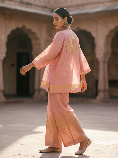 Indowestern Chanderi Formal Coordset