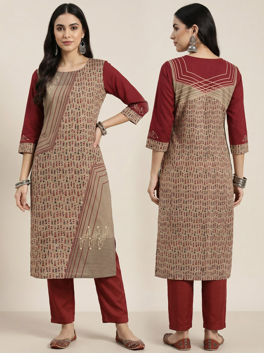 Semi Stitched Cotton Smart Casual kurta