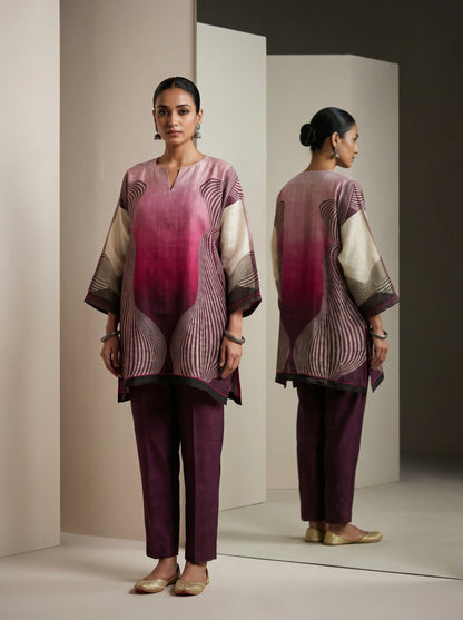 Semi Stitched linen kota Short Tunic